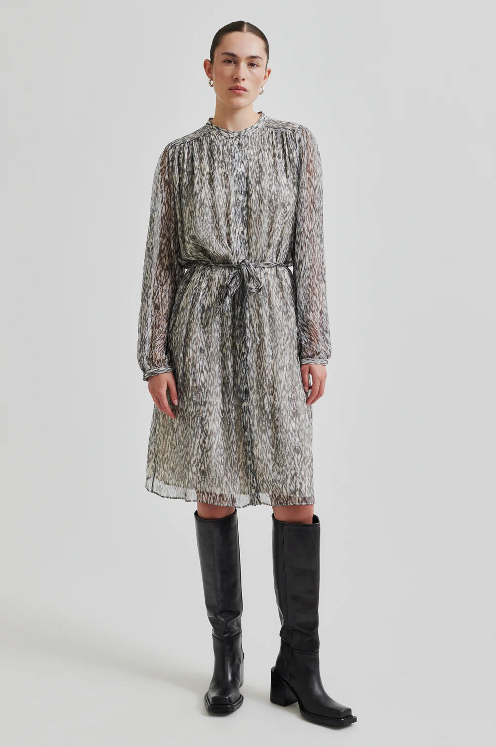 second female shirt dress Cornelia Denim Tunic Dress secondfemale.com