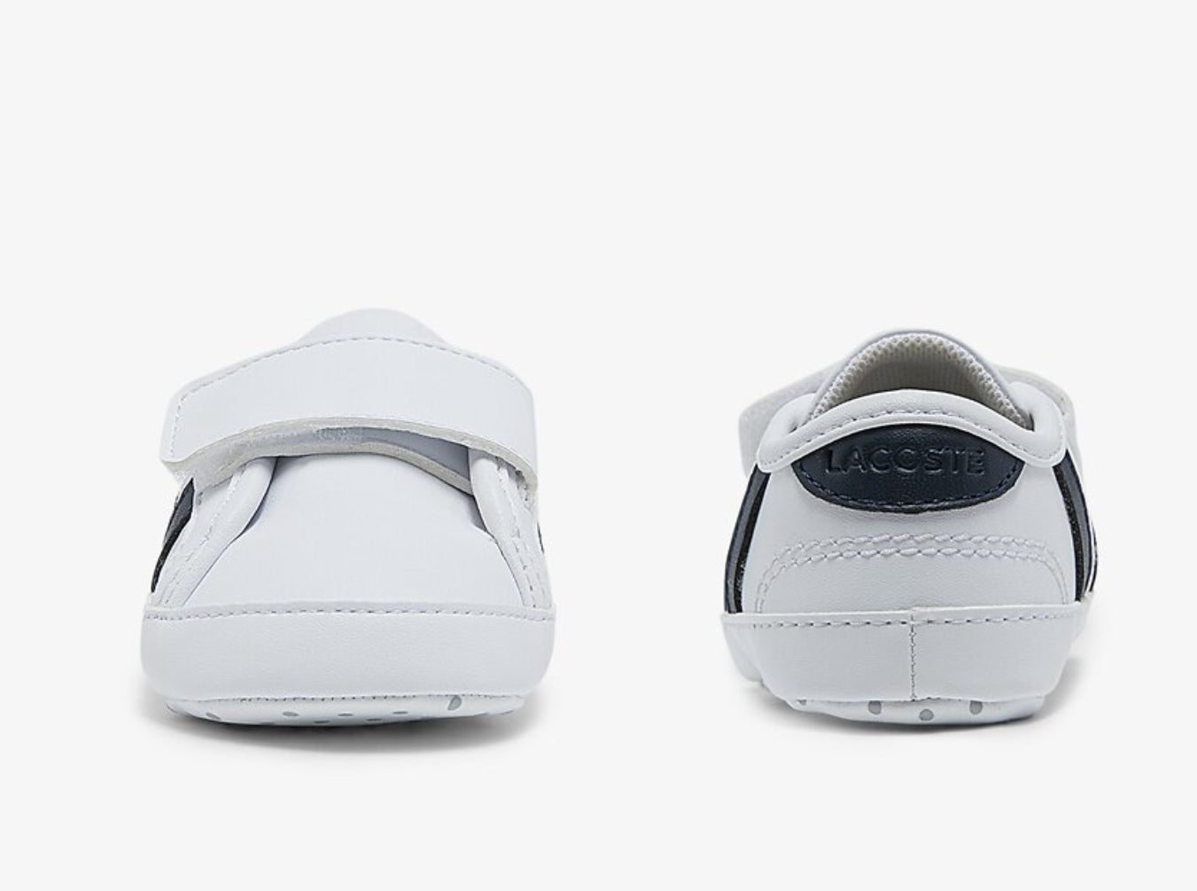 Lacoste - Sideline Infant Crib Sneaker - White/Navy