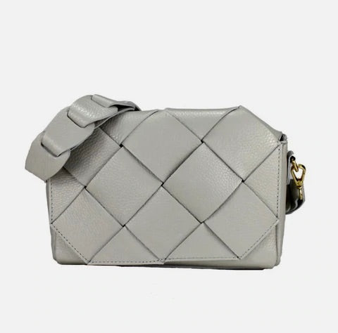 By Studio Zee - Adamas - Dove Grey Leather- Made in Italy
