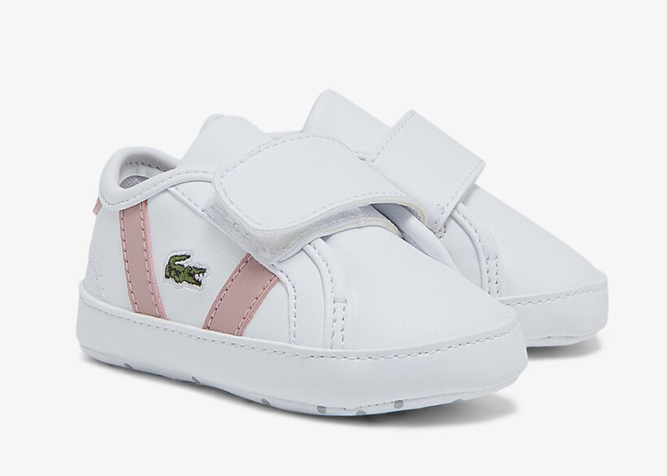 Lacoste - Sideline Infant Sneaker - White/Pink – Kitty & Co Yarrawonga