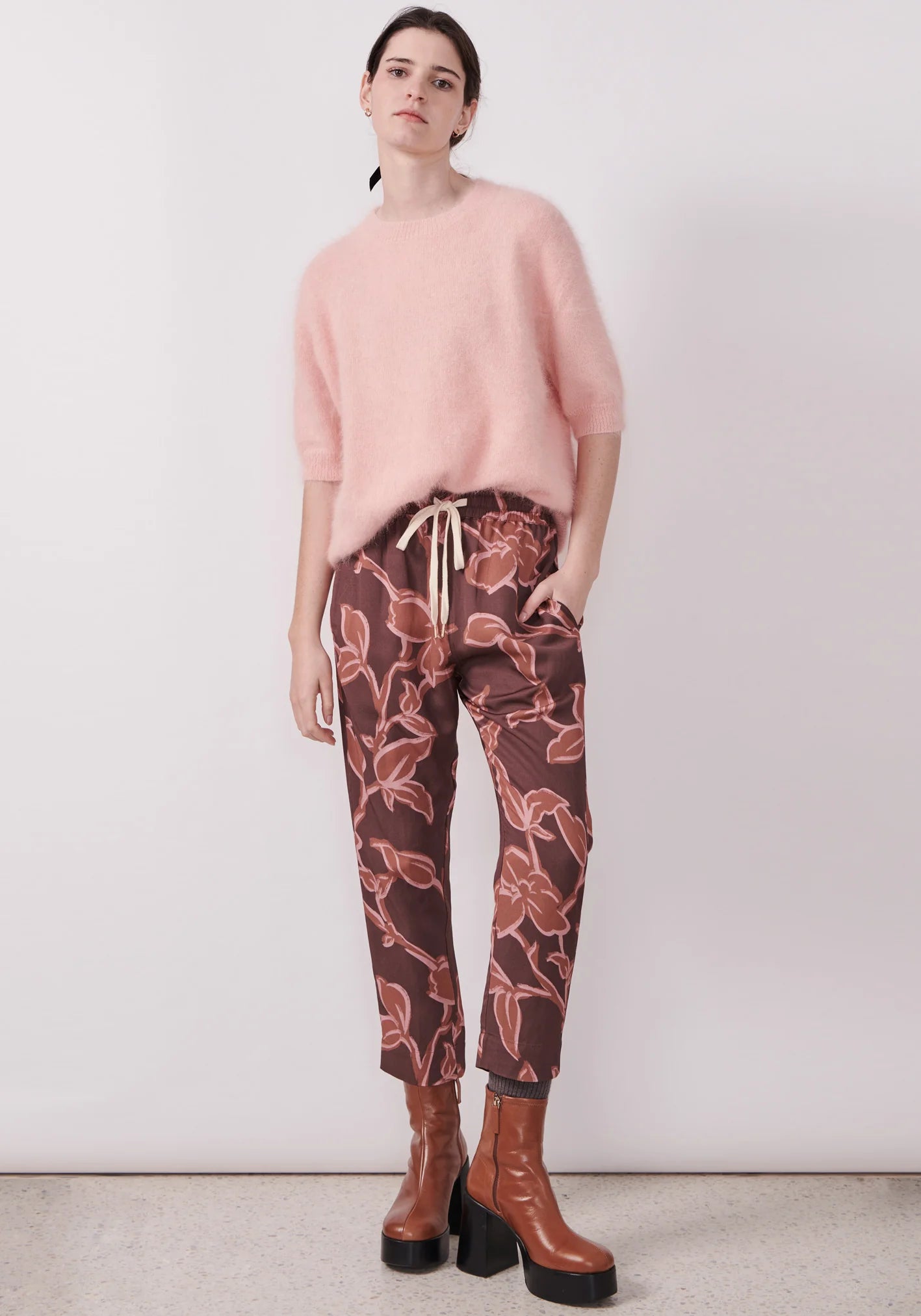 POL Clothing - Genus Angora Knit - Pink