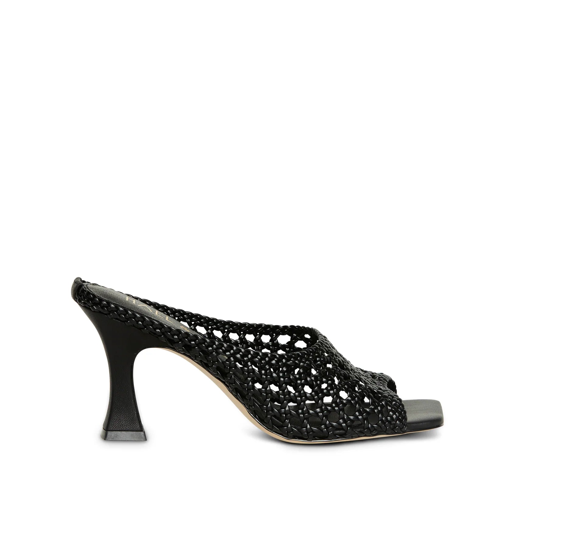 Hael & Jax - Gracie leather heel - Black