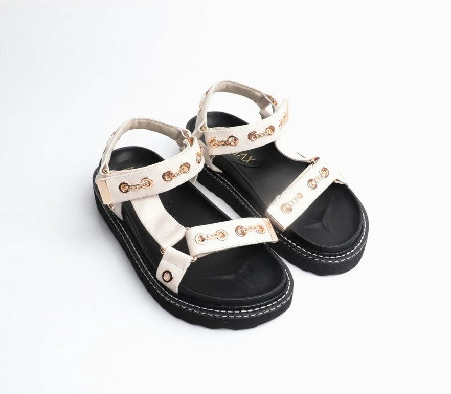 Hael & Jax - Lavish - Bone Leather Sandal